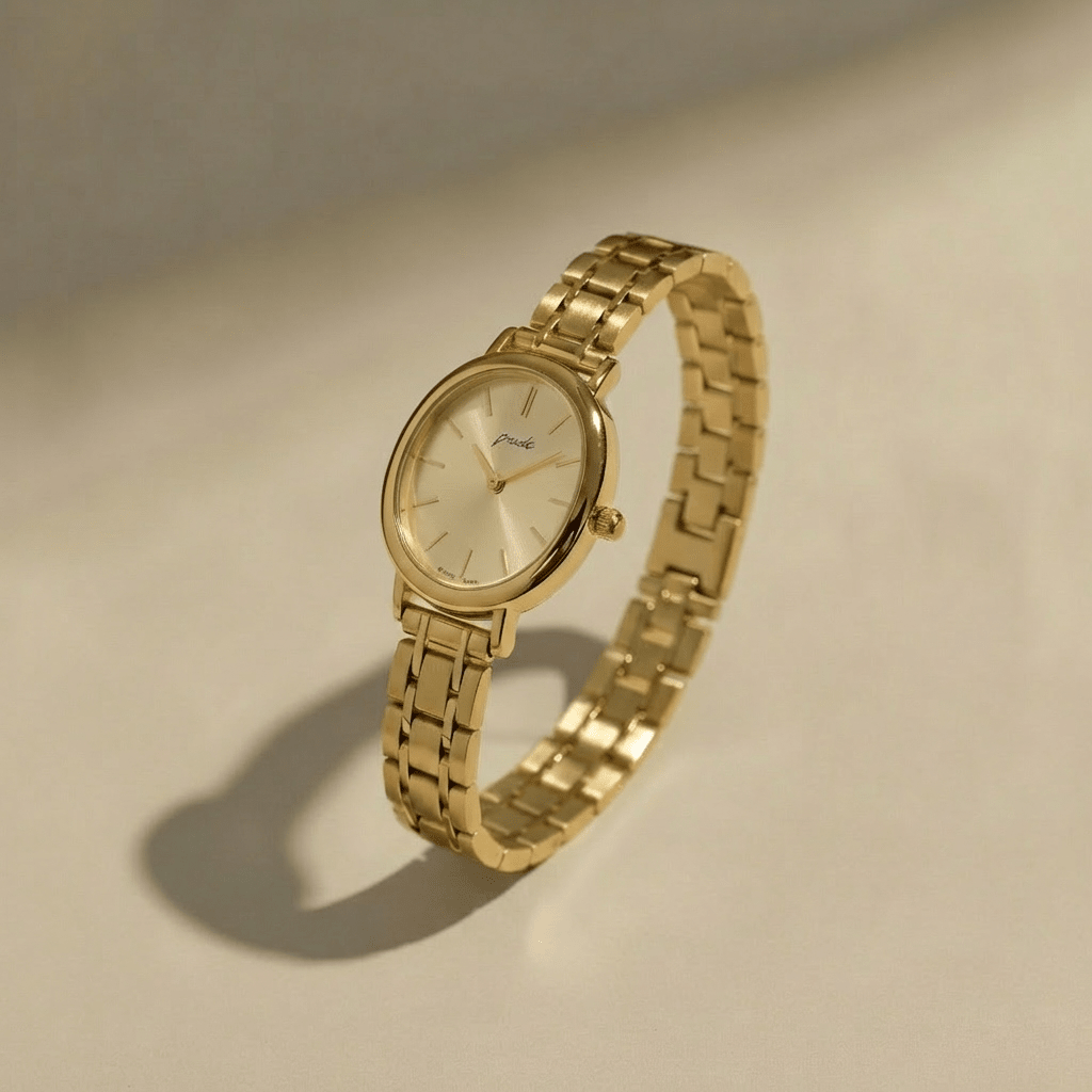 Gold Oval Face Watch | The Regent Gilded Gold | Women's Luxury Gold Oval Face Watch | The Regent Gilded Gold | Women's Luxury
